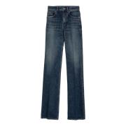 Saint Laurent Flared Jeans Blue, Dam