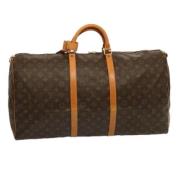 Louis Vuitton Vintage Pre-owned Canvas handvskor Brown, Dam