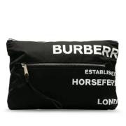 Burberry Vintage Pre-owned Canvas kuvertvskor Black, Dam