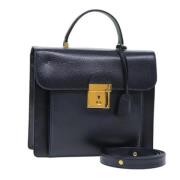 Gucci Vintage Pre-owned Laeder handvskor Blue, Dam