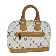 Louis Vuitton Vintage Pre-owned Canvas handvskor White, Dam