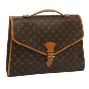 Louis Vuitton Vintage Pre-owned Canvas handvskor Brown, Dam