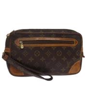 Louis Vuitton Vintage Pre-owned Canvas kuvertvskor Brown, Dam