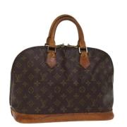 Louis Vuitton Vintage Pre-owned Canvas handvskor Brown, Dam