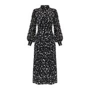 Diane Von Furstenberg Polka Dot klänning Black, Dam