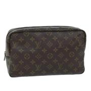 Louis Vuitton Vintage Pre-owned Canvas kuvertvskor Brown, Dam