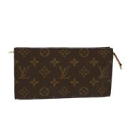 Louis Vuitton Vintage Pre-owned Canvas kuvertvskor Brown, Dam