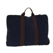 Hermès Vintage Pre-owned Canvas portfljer Blue, Dam