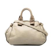 Chloé Pre-owned Pre-owned Laeder handvskor Beige, Dam