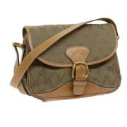 Gucci Vintage Pre-owned Canvas gucci-vskor Brown, Dam