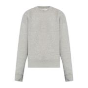 Ami Paris Sweatshirt med logotyp Gray, Dam