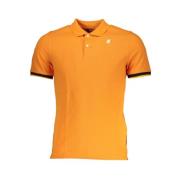 K-Way Orange Kontrast Polo Orange, Herr