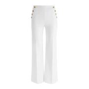 Alice + Olivia Beige Wide Leg Jeans Beige, Dam