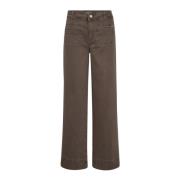 MOS Mosh Rain Drum Wide Leg Pants Brown, Dam