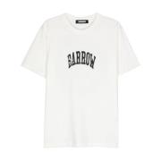 Barrow Off White Jersey T-Shirt White, Herr