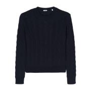 Aspesi Navy Sweatshirt Blue, Dam