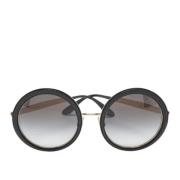 Dolce & Gabbana Pre-owned Pre-owned Acetat solglasgon Black, Dam