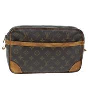 Louis Vuitton Vintage Pre-owned Canvas kuvertvskor Brown, Dam