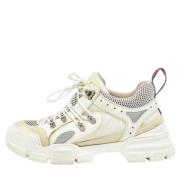 Gucci Vintage Pre-owned Laeder sneakers White, Dam