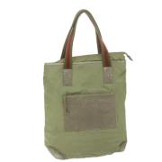 Gucci Vintage Pre-owned Canvas totevskor Green, Dam