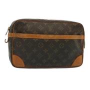 Louis Vuitton Vintage Pre-owned Canvas kuvertvskor Brown, Dam