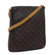 Louis Vuitton Vintage Pre-owned Canvas louis-vuitton-vskor Brown, Dam