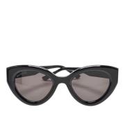 Balenciaga Vintage Pre-owned Acetat solglasgon Black, Dam