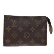 Louis Vuitton Vintage Pre-owned Canvas necessrer Brown, Dam