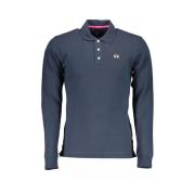 La Martina Elegant Slim Fit Långärmad Polotröja Blue, Herr