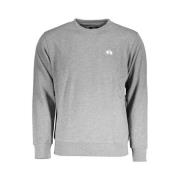 La Martina Sweatshirt med rund hals och logobroderi Gray, Herr