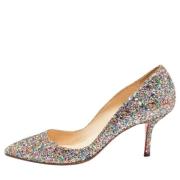 Christian Louboutin Pre-owned Pre-owned Tyg klackskor Gray, Dam