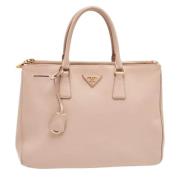 Prada Vintage Pre-owned Laeder totevskor Beige, Dam