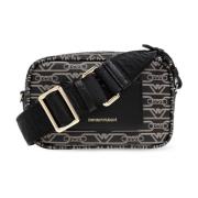 Emporio Armani Axelväska med monogram Black, Dam