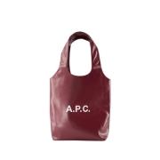 A.p.c. Burgundy Small Shopper Bag Red, Dam