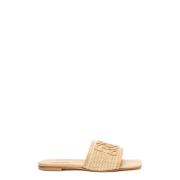 Casadei Stiliga Sommar Sandaler för Kvinnor Beige, Dam