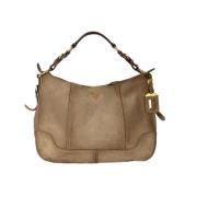 Prada Vintage Pre-owned Tyg prada-vskor Brown, Dam