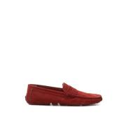 Bally Läderloafers Red, Herr