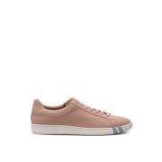 Bally Elegant Rosa Läder Sneakers Pink, Dam