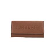 Burberry Präglat Läder Continental Clutch Plånbok Brun Brown, Unisex