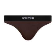 Tom Ford Logo Thong Brown, Dam