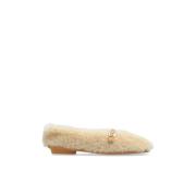 Salvatore Ferragamo Ballet Flats Noella Beige, Dam