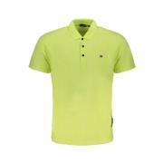 Napapijri Gul Bomull Polo Shirt med Logo Yellow, Herr