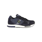 Blauer Bl Contrast Lace-Up Sports Sneakers Blue, Herr