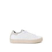 P448 Vita Läder Sneakers Eleganta Avslappnade Skor White, Dam