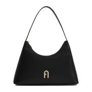 Furla Svart Axelväska Diamante Black, Dam