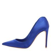 Alexander McQueen Pre-owned Pre-owned Satin klackskor Blue, Dam