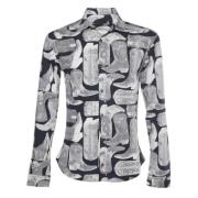 Moschino Pre-Owned Pre-owned Tyg toppar Gray, Herr