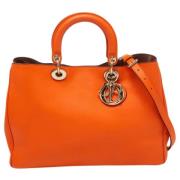 Dior Vintage Pre-owned Laeder totevskor Orange, Dam