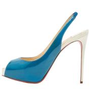 Christian Louboutin Pre-owned Pre-owned Laeder klackskor Blue, Dam