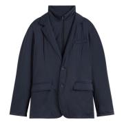 Herno Vattentät Blazer med Bib Blue, Herr